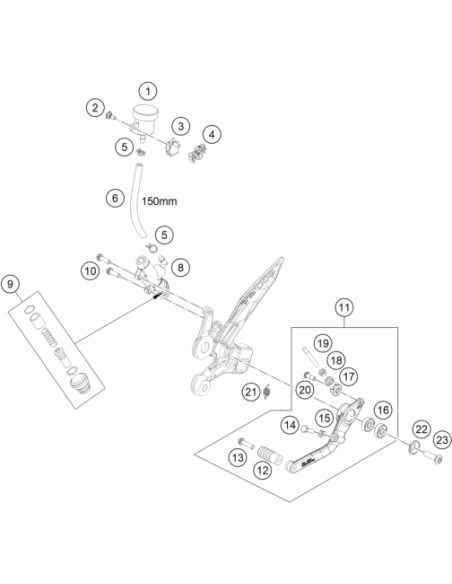 Screw, Reservoir (KTM/HVA/GG)
