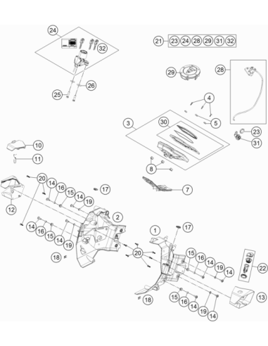 Special Screw M6x18-8.8 Isa30 MK (KTM/HVA/GG)