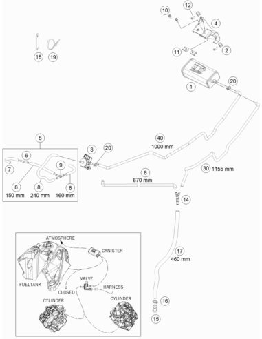 Hose Connection Straight (KTM/HVA/GG)