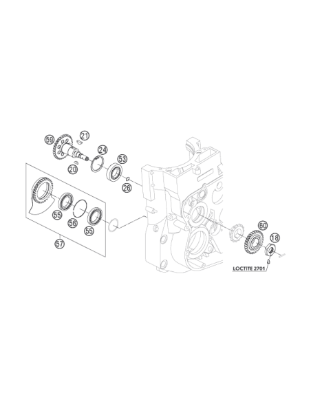 Woodruff KEY 5x6,5 Harded (KTM/HVA/GG)