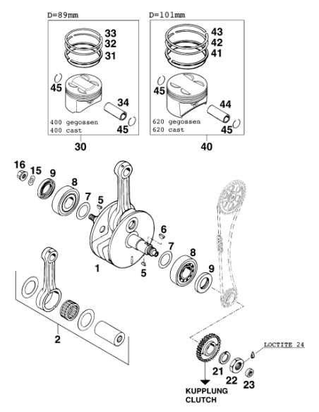 Woodruff KEY 5x6,5 Harded (KTM/HVA/GG)