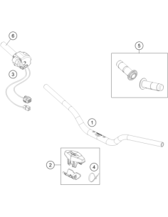 Throttle Handle Tube (KTM/HVA/GG) 2