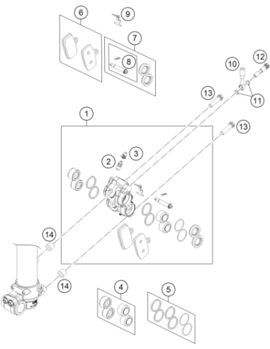 Brake Pads Front 12 (KTM/HVA/GG)