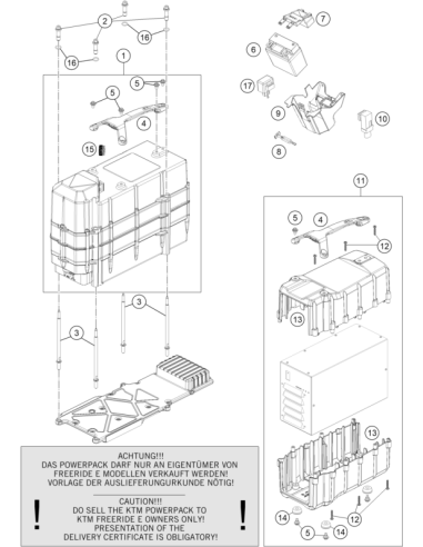 Battery 12v/1,9ah Lithium/ionen (KTM/HVA/GG)