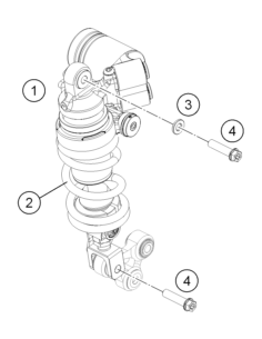 Shock Spring Stiffness K=84 (WP)