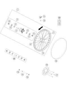 RIM Front 21x1,6-32 Freeride (KTM/HVA/GG)