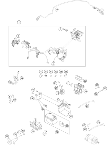 Wiring Harness Cmpl. Freeride 2020 (KTM/HVA/GG)