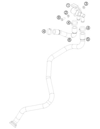 Collar Bush Sas-valve (KTM/HVA/GG)