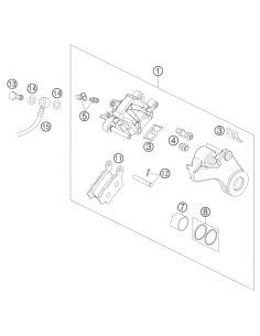 Brake PAD SET Rear Sbs-s-40gf (KTM/HVA/GG)