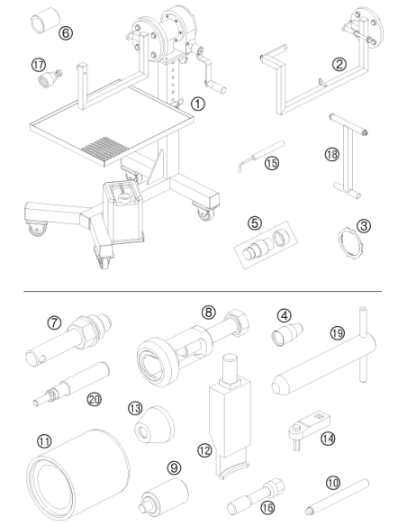 Plug IN Fuse Piston PIN (KTM/HVA/GG)