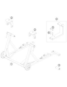 Bracket FOR Assembling Rack (KTM/HVA/GG)