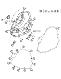 Clutch Case Gasket 07 (KTM/HVA/GG) 2