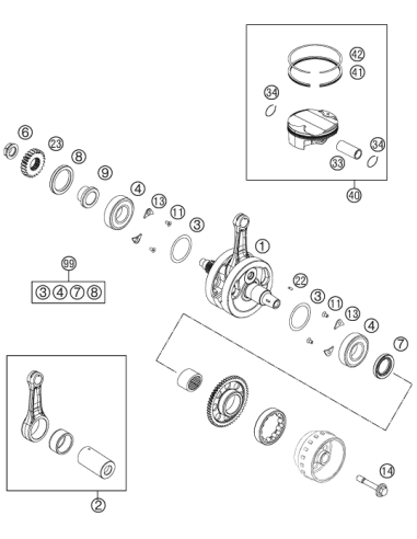 Retaining Plate F. CS Bearing (KTM/HVA/GG) St:70