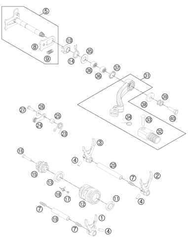 Retaining Plate F. CS Bearing (KTM/HVA/GG) St:70