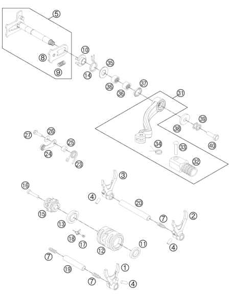 Retaining Plate F. CS Bearing (KTM/HVA/GG) St:70