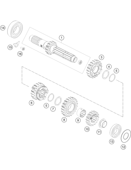 Retaining Bracket Crankshaft Bearing (KTM/HVA/GG)