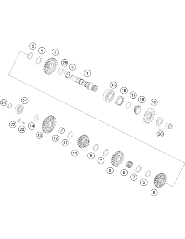 Retaining Bracket Crankshaft Bearing (KTM/HVA/GG)