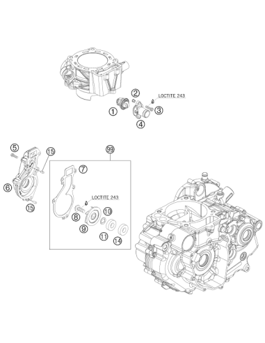 Water Pump Rotor 07 (KTM/HVA/GG)