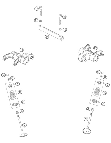 Valve Spring KIT 07 (KTM/HVA/GG)