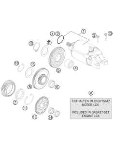 Starter Intermediate Gear (KTM/HVA/GG)