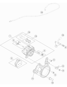 Bolt Brake Saddle Bracket (KTM/HVA/GG) 2