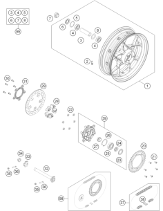 Sprocket Support Cpl. (KTM/HVA/GG) 2