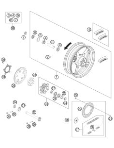 Brake Disc Rear 240mm (KTM/HVA/GG) 2