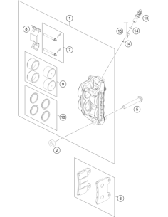 Repair KIT Sealing Rings 4X (KTM/HVA/GG)