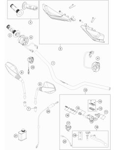Clutch Pipe 1100mm (KTM/HVA/GG) St:70