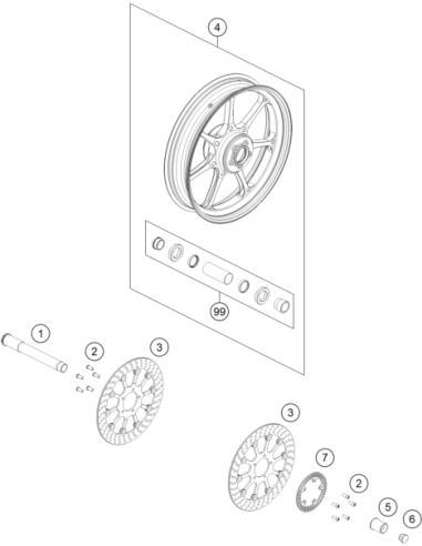 Phonic Wheel, Front (KTM/HVA/GG)