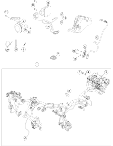 Main Wiring Harness (KTM/HVA/GG)