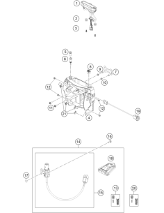 Adapter Plate Dashboard Cmpl. (KTM/HVA/GG) 2