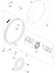 Spoke (KTM/HVA/GG) St:60