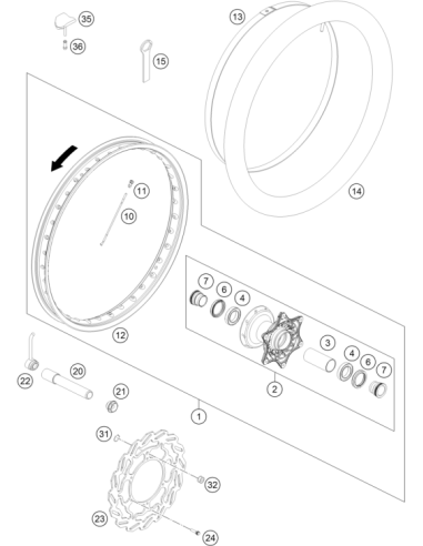 Spoke (KTM/HVA/GG) St:60