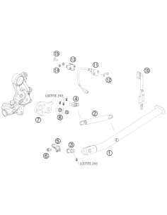Rubber Side Stand (KTM/HVA/GG) 2