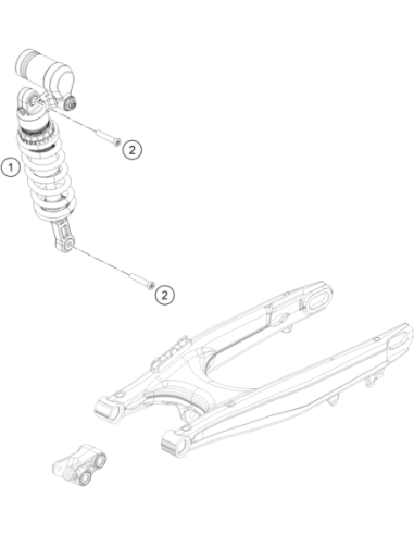 Cyl. Screw M10x1,25 L=53 (KTM/HVA/GG)