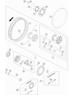 Sensor Wheel ABS Rear (KTM/HVA/GG) 2