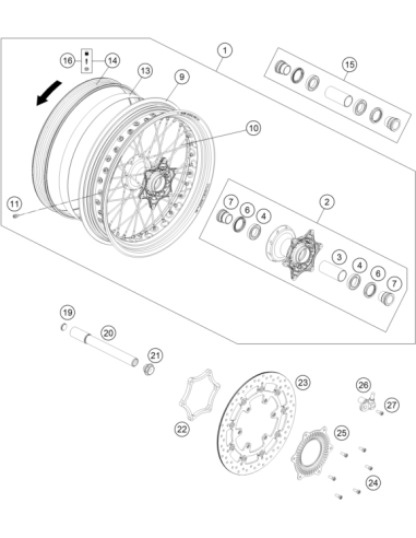Abs-sensor (KTM/HVA/GG)