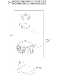Cylinder Base Gasket (KTM/HVA/GG)