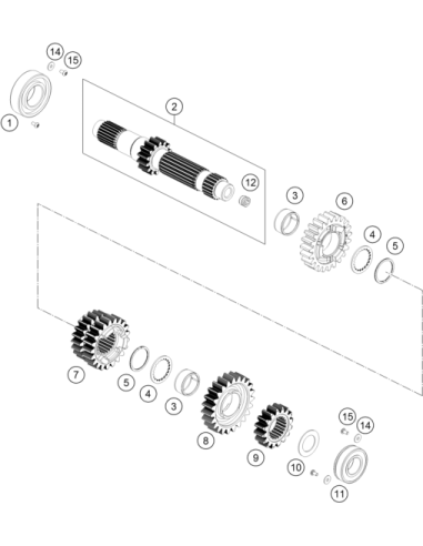 Stop Disk 24.6x33x1.5 (KTM/HVA/GG) St:70