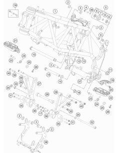 Engine Protector Console Cpl. (KTM/HVA/GG)