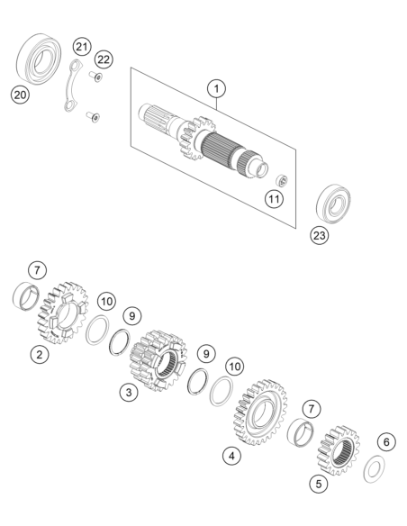 Stop Disc 27x33x1 (KTM/HVA/GG)