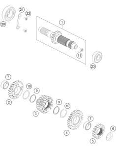 Input Shaft (KTM/HVA/GG)