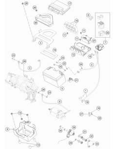 Retaining Bracket, Angle Sensor Cmpl. (KTM/HVA/GG)