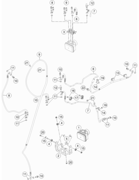 Spacer Bracket D=6/8,5mm (KTM/HVA/GG)
