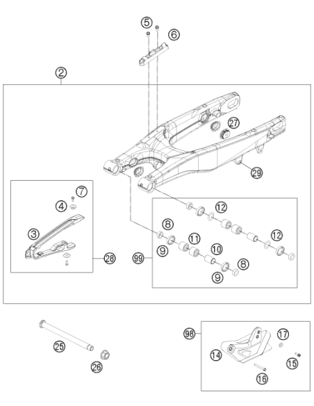 Chain Sliding Protection (KTM/HVA/GG)