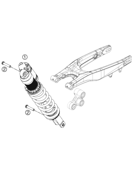 Tornillo Collarín Hex. M10x52 SW13 Original KTM/Husqvarna/GasGas