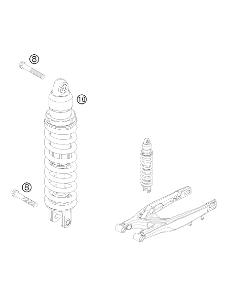 Tornillo Collarín Hex. M10x52 SW13 Original KTM/Husqvarna/GasGas