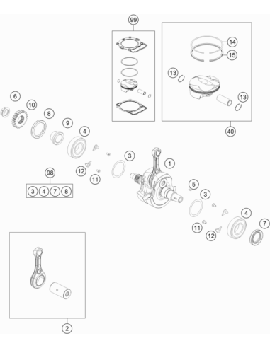 Compressionring 350 (KTM/HVA/GG)