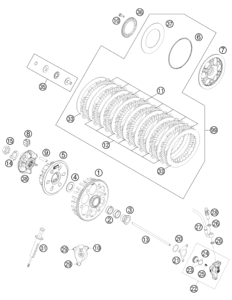 Washer 21,8 X 37 X 3 (KTM/HVA/GG) St:50